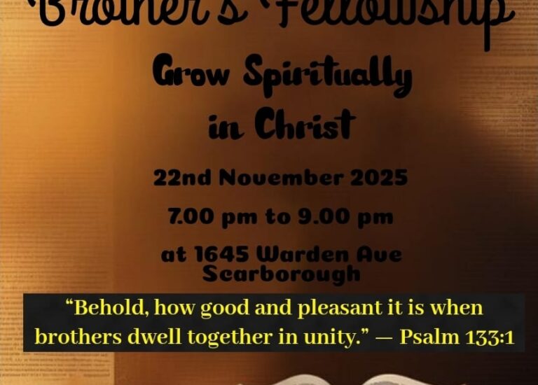 Mens Fellowship Meeting